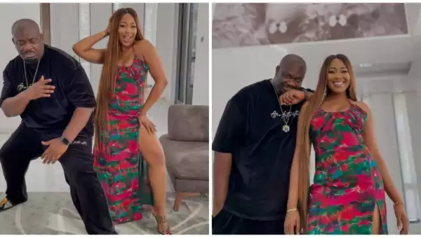 "I Really Need To Learn How To Pose” – Don Jazzy Says As He Strikes A Pose With Erica (Photo)