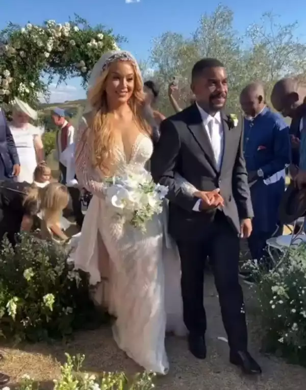Photos From The White Wedding Of Model, Sarah Ofili To Her Husband, Adukeh, In Italy
