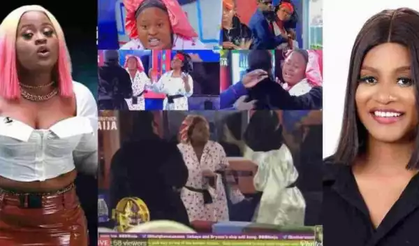BBNaija Level Up: Amaka Break Down In Tears After Altercation With Phyna (Video)