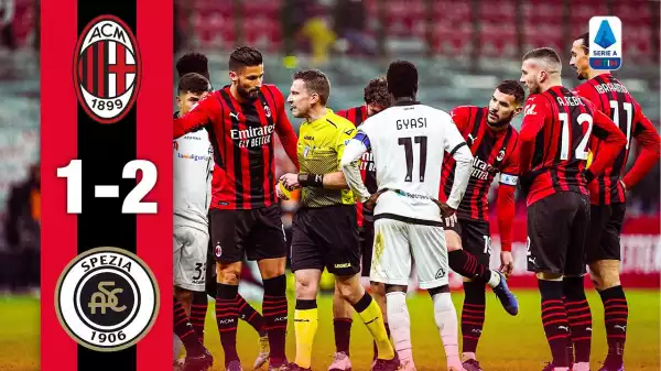 Milan vs Spezia 1 − 2 (Serie A 2022 Goals & Highlights)
