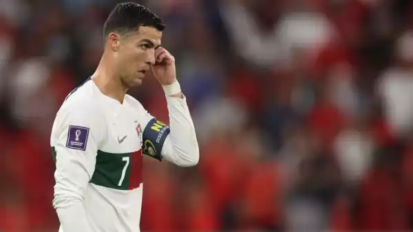 Cristiano Ronaldo in tears after Portugal eliminated from World Cup