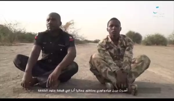 UPDATE!!! Checkout The Video Of The Execution Of A Soldier And A Police Officer By Boko Haram (Watch Video)