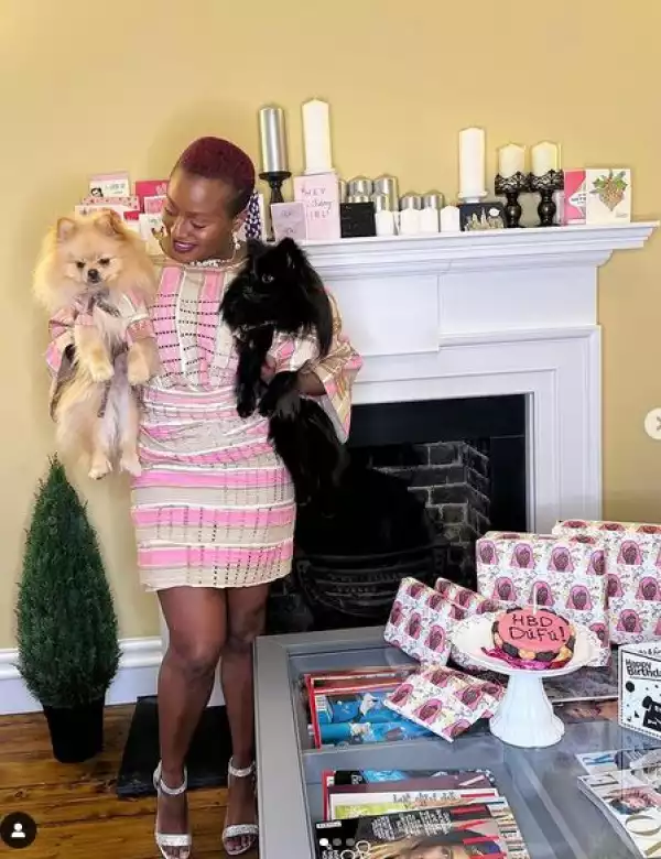 You Brought Out The Mother In Me - DJ Cuppy Writes As She Celebrates Her Dogs
