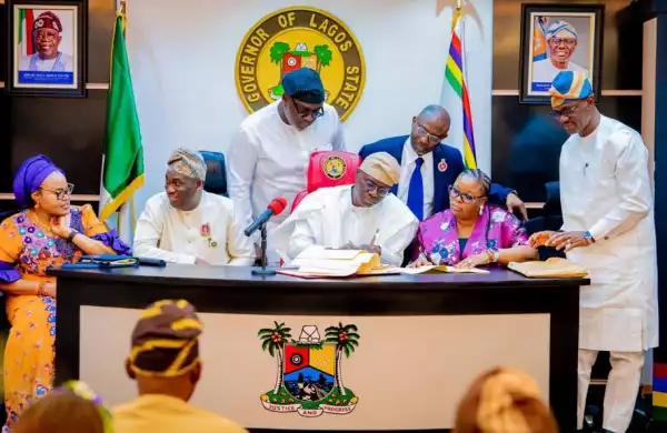Gov Sanwo-Olu Officially Signs Lagos 2024 Budget With N21.74 Billion Increase