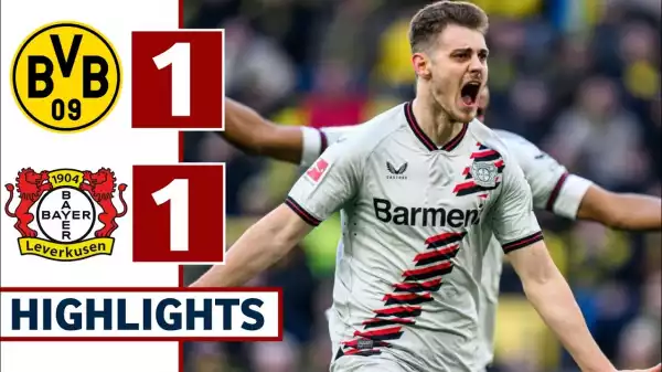 Dortmund vs Bayer Leverkusen 1 - 1 (Bundesliga 2024 Goals & Highlights)