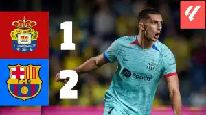 Las Palmas vs Barcelona 1 - 2 (Laliga Goals & Highlights)