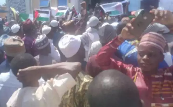‘Israel Is A Terrorist State’ – Oyo Muslims Protest In Support Of Palestinians