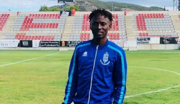 Nigerian footballer, Ado Hadi collapses and dies during live match in Spain