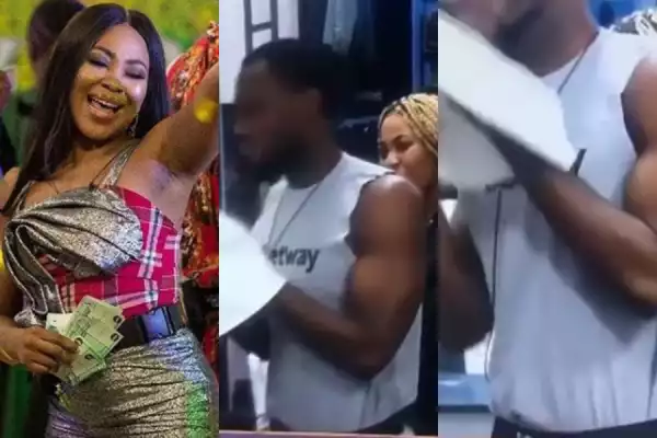 #BBNaija: Erica Reacts After Prince Mistakenly Used Her Towel (Video)