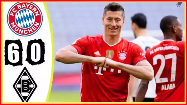 Bayern Munich vs Monchengladbach 6 − 0 (Bundesliga Goals & Highlights 2021)