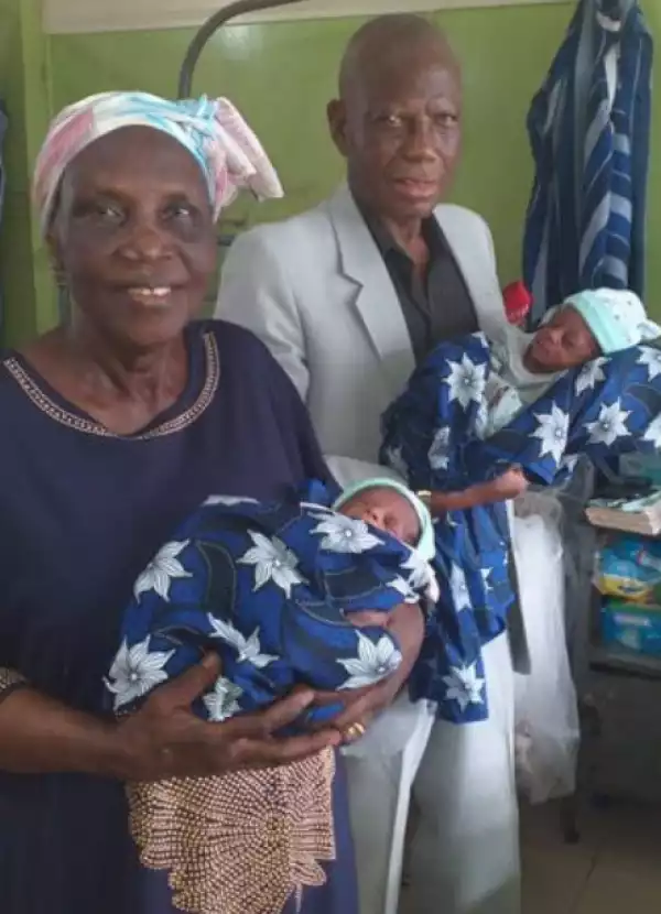 68-year-old woman welcomes twins in Lagos