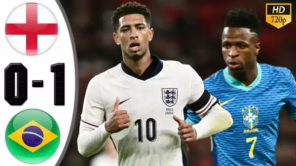 England vs Brazil 0 - 1 (Friendly 2024 Goals & Highlights)