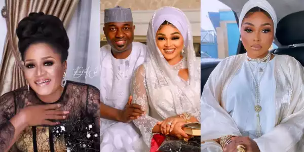 “Know your worth and never accept anything less” Funsho Adeoti preaches on self-love as Mercy Aigbe converts to Muslim