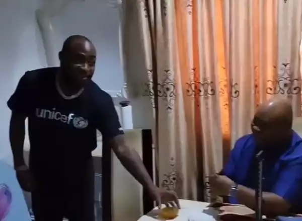 Davido Gifts His Uncle And Osun State Governor- Elect, Ademola Adeleke, His "N90M" Rolex Watch (Video)