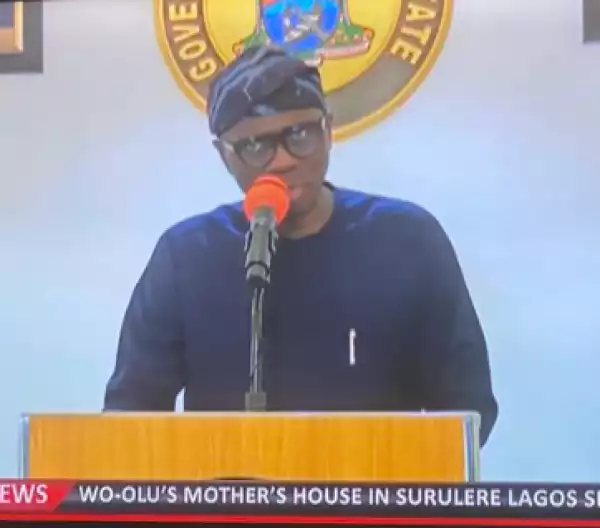 We have not recorded any fatalities- Governor Sanwo-Olu speaks on Lekki tollgate shooting (video)