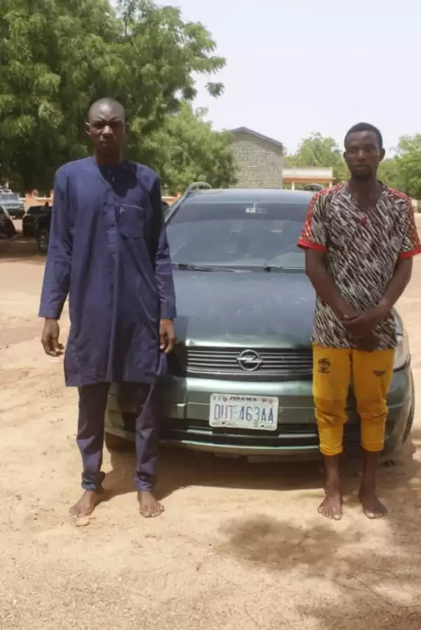 Photo Of The Car Theft Syndicate Busted By Police In Jigawa