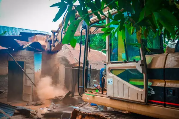Soludo Demolishes Building Used As Kidnappers Hideout, As Security Arrests More Suspects