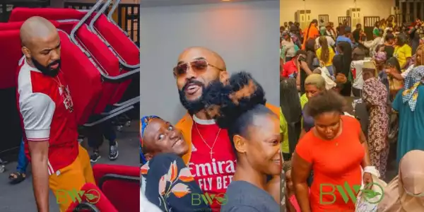 “We don’t deserve a seat in government if our service to community is only dependent on it,” Banky W says as he gives back to his community political loss