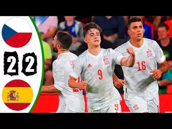 Czech Republic vs Spain 2 - 2 (Nations League 2022 Goals & Highlights)