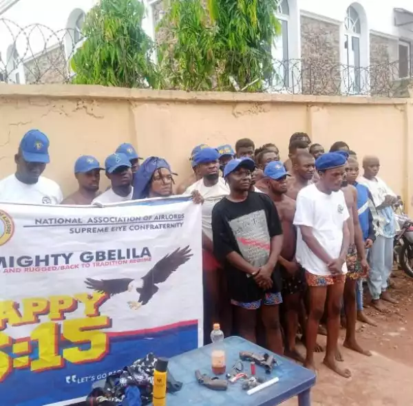 Police Arrest 51 Suspected Cultists While Marking Anniversary In Delta Hotel (Photos)