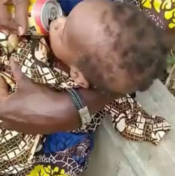 Man Raises Alarm After Baby Was Dumped In Front Of His House (Video)