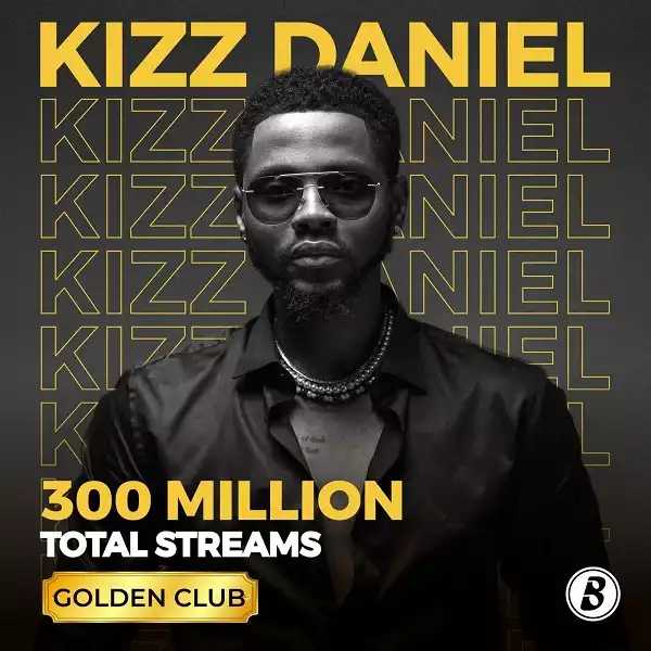Kizz Daniel Becomes Most Streamed Artist on Boomplay With 300M Total Streams