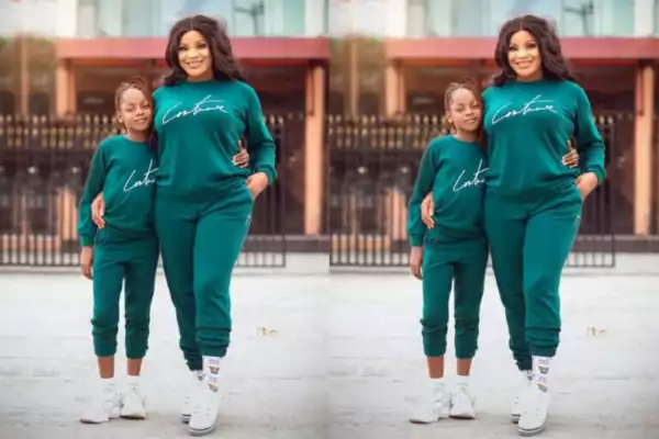 ‘My first fruit’ Uche Ogbodo gushes over her first daughter as she shares testimony of her birth