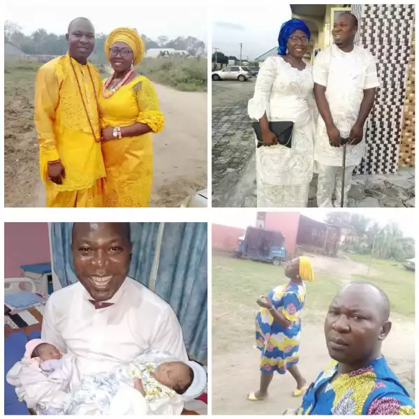 Nigerian Couple Welcome Twins After 11 Years of Marriage (Photos)