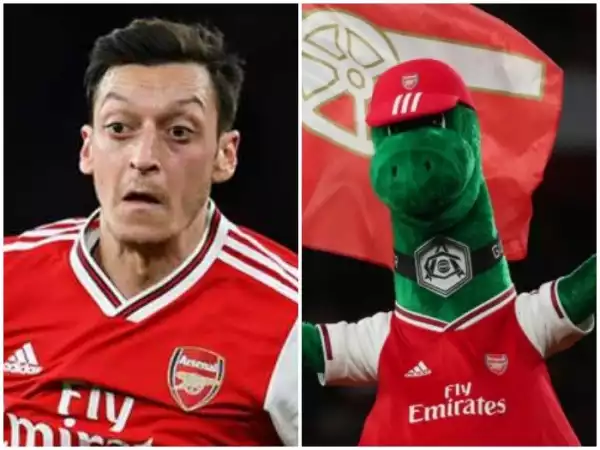 Mesut Ozil Willingly Sacrifices His Salary For Arsenal’s Gunnersaurus