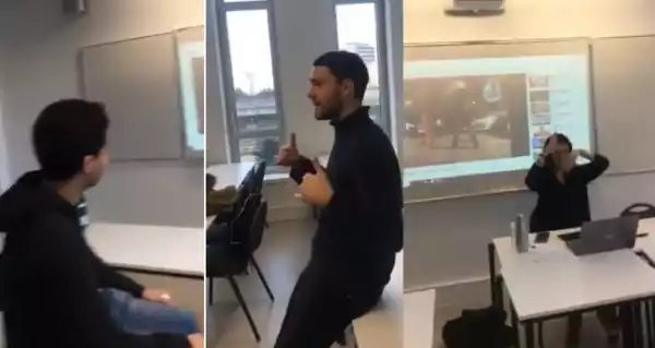 Students in France join their teacher to sing Obesere’s Egungun Be Careful (Video)