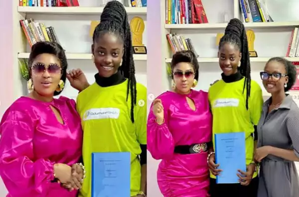 Actress, Biodun Okeowo Expresses Joy Over Daughter’s First Ambassadorial Deal
