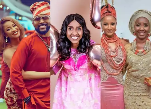 Love You Scatter My Queen - Actress, Adesua Etomi And Husband Celebrates Her Mother On Her 65th Birthday