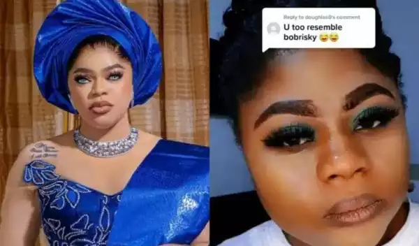 Lady Blows Hot After A Troll Compared Her Looks To That Of Bobrisky (Video)