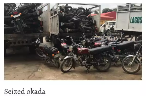Okada Ban: Lagos Set To Crush Another 2,228 Motorcycles