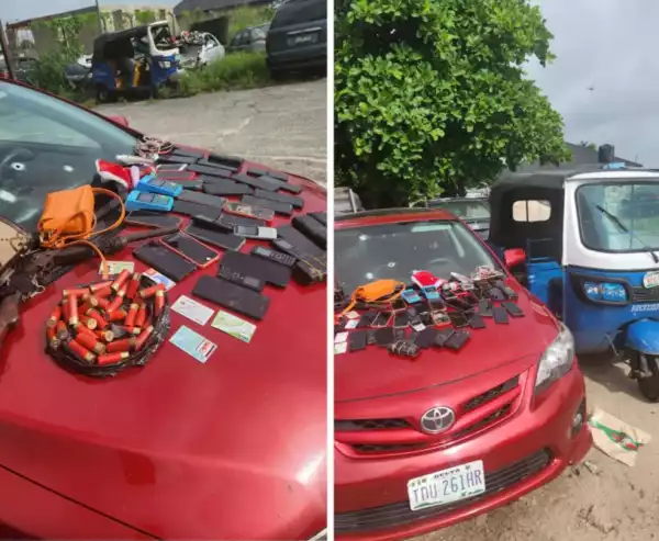Delta police rescue two kidnap victims, recover guns and POS machines from suspects