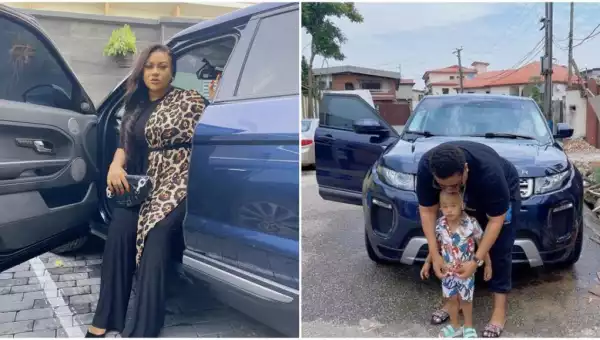 Nkechi Blessing Flaunts Her New Range Rover Amidst Suspension From The Nollywood Industry