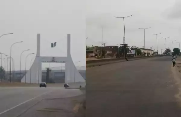 COVID-19: Lagos and Abuja streets deserted as lockdown begins (Photos)