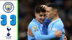 Man City vs Tottenham 3 - 3 (Premier League Goals & Highlights)