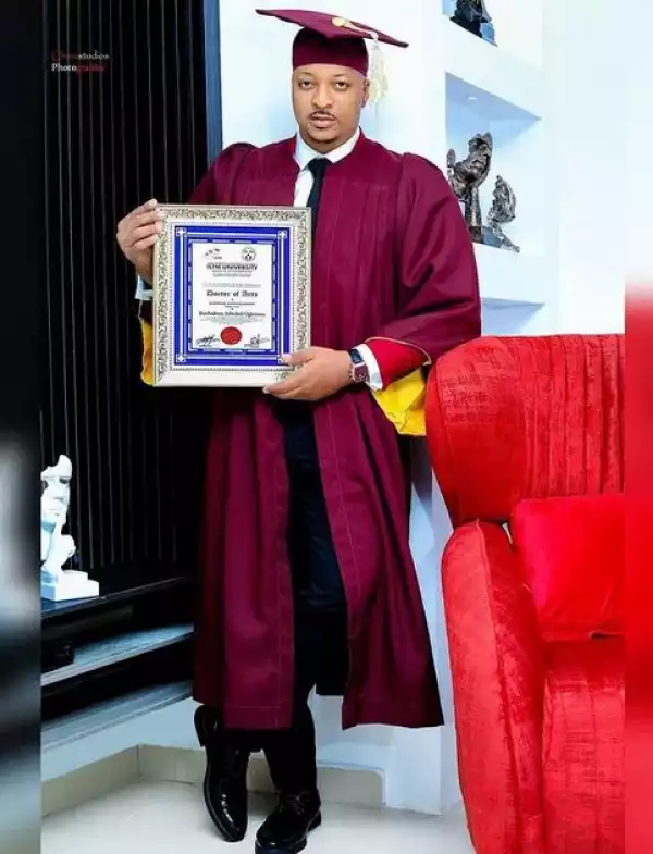 Actor IK Ogbonna Bags Doctorate Degree In Leadership And Development (Photos)