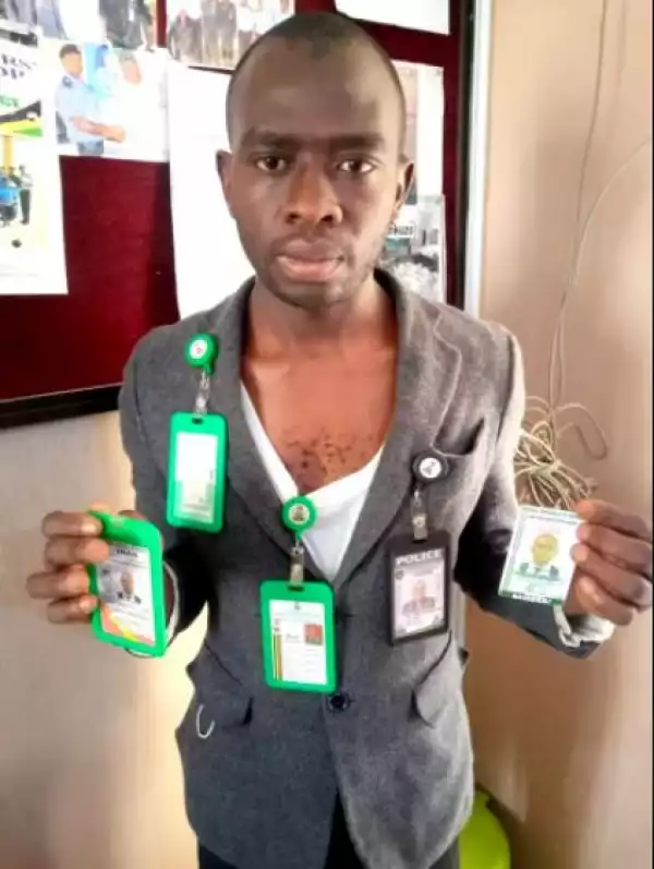 I’m Not An Officer — Smuggler Arrested With Police ID And Jacket Confesses
