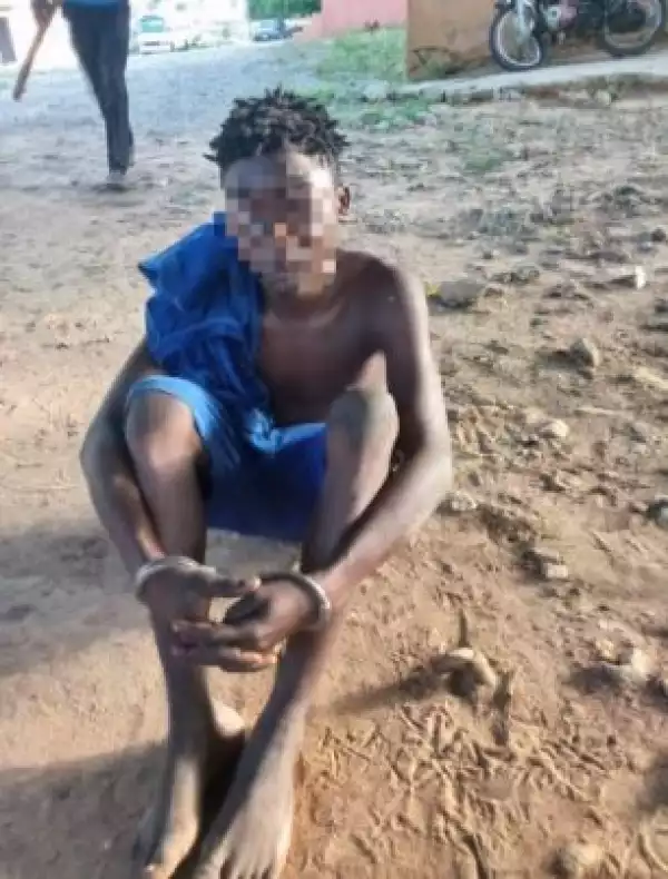 16-year-old Boy Who Killed His Father While Defending His Mother Arrested In Abuja (Photo)