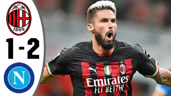 Milan vs Napoli 1 - 2 (Serie A 2022 Goals & Highlights)