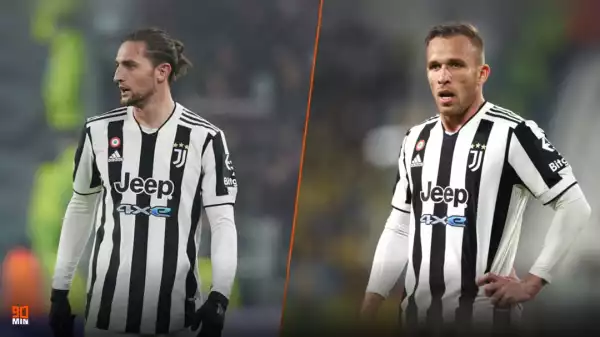 Juventus keen to sell Adrien Rabiot and Arthur Melo this summer