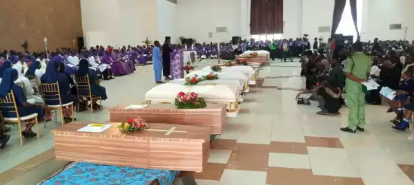 Funeral Mass Begins For Owo Massacre Victims (Photos)