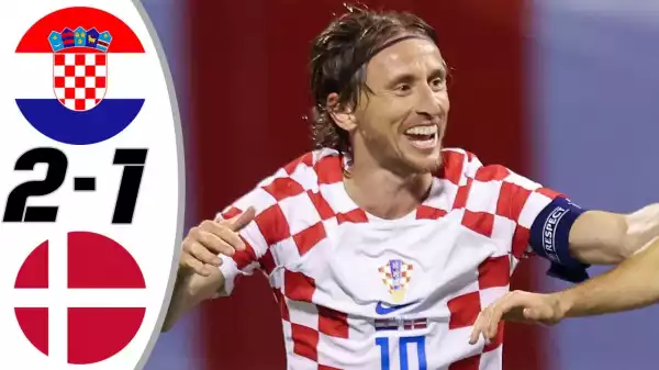 Croatia vs Denmark 2 - 1 (UEFA Nations League 2022 Goals & Highlights)