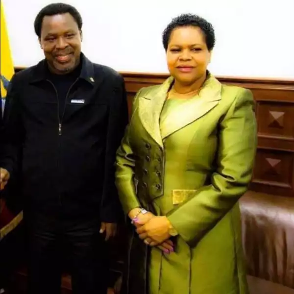 “Only God Can Comfort Us” – T.B. Joshua’s Wife, Evelyn Joshua Finally Breaks Silence