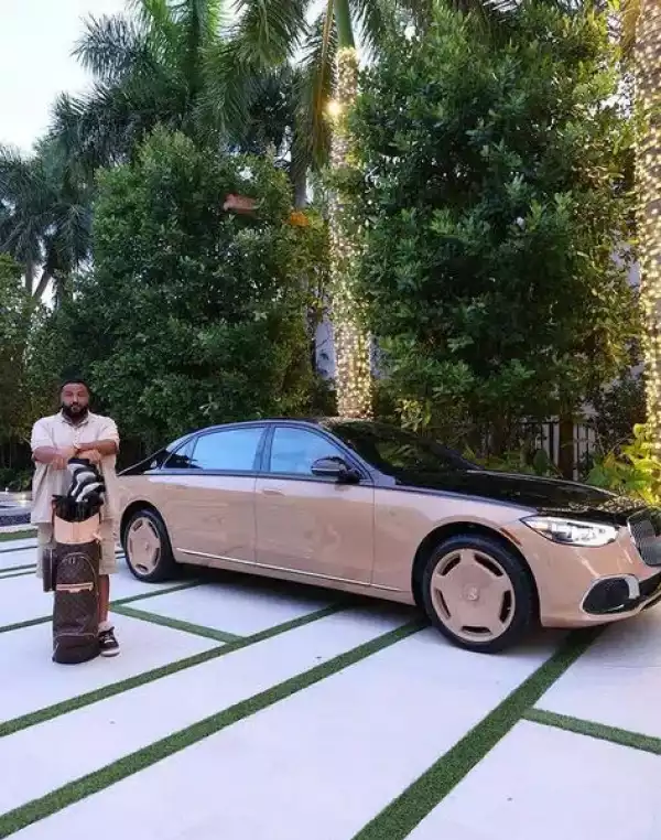 DJ Khaled Joins Davido, Acquires Mercedes-Maybach S-Class S680 By Virgil Abloh