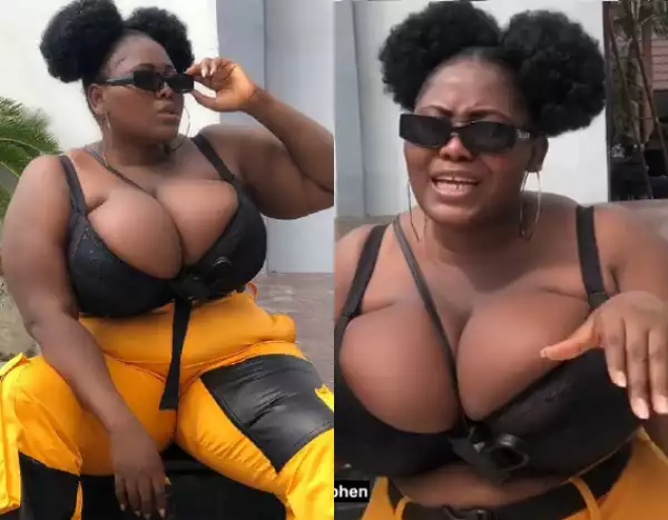 Plus-size model, Monalisa Stephen puts on a very busty display in new eye-popping photos