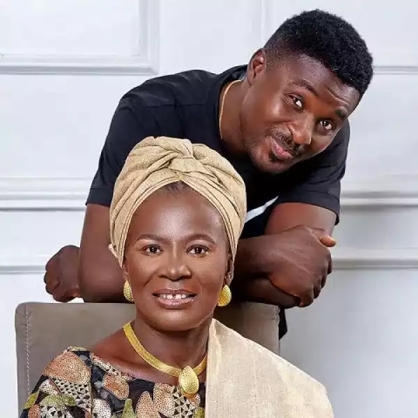 As Your Only Surviving Child, I Will Take Care of You – Adeniyi Johnson Promises His Mother On Her Birthday