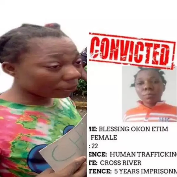 22-year-old Woman Imprisoned For Selling Her Mistress’ Baby In Cross River